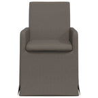 Sillas de comedor 2 pcs Gris claro 57 x 67 x 95 cm Lino