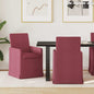 Sillas de comedor 2 pcs Azul 57 x 67 x 95 cm tela