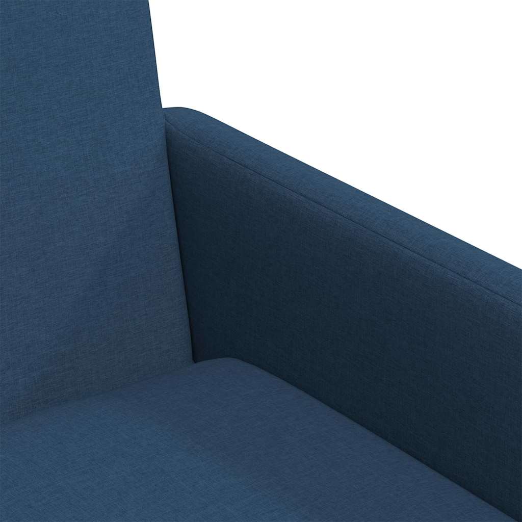 Sillas de comedor 2 pcs Azul 57 x 67 x 95 cm tela
