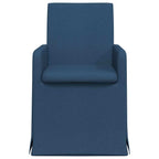 Sillas de comedor 2 pcs Azul 57 x 67 x 95 cm tela