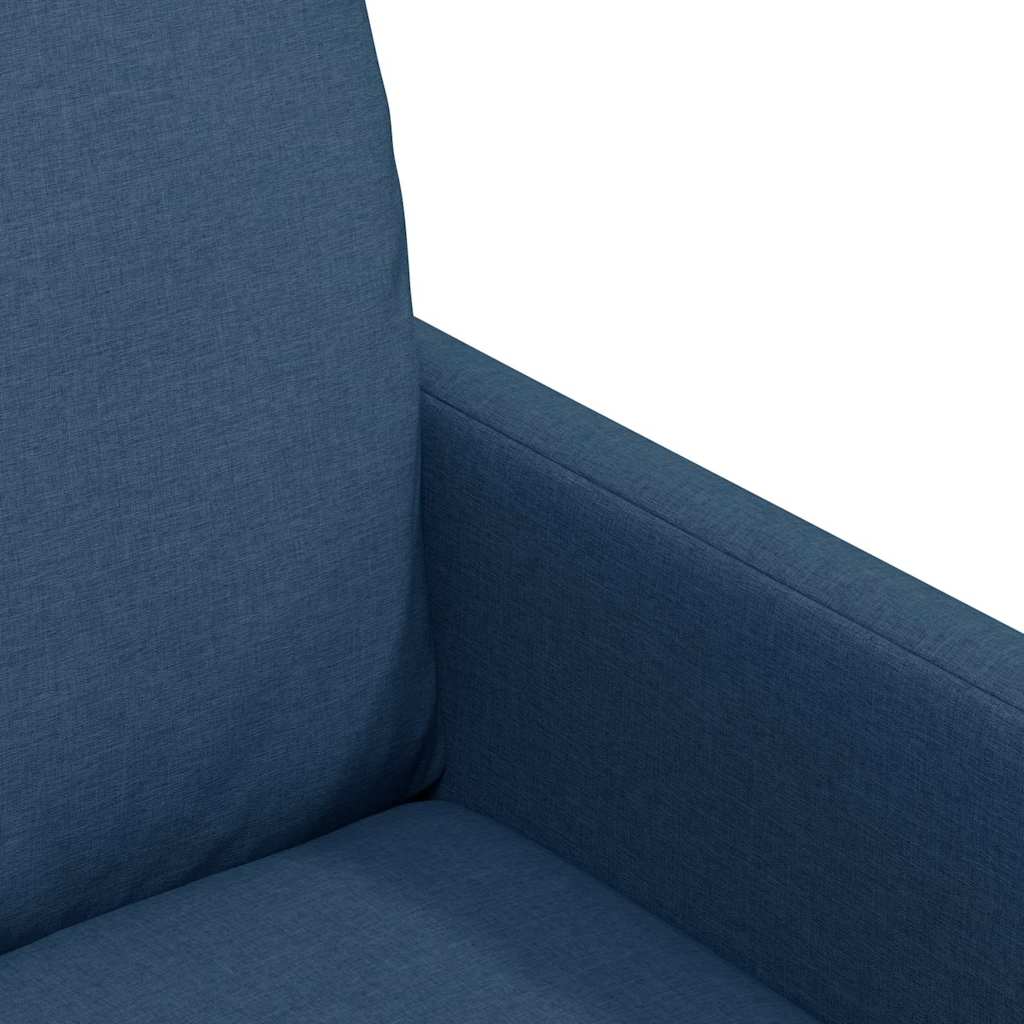 Sillas de comedor 2 pcs Azul 57 x 67 x 98 cm tela
