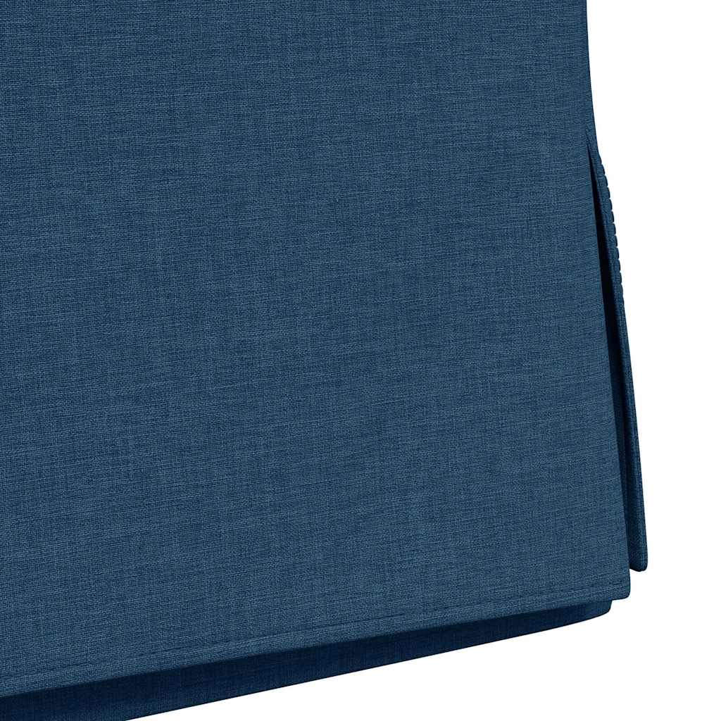 Sillas de comedor 2 pcs Azul 57 x 67 x 98 cm tela