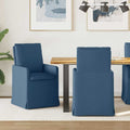 Sillas de comedor 2 pcs Azul 57 x 67 x 98 cm tela