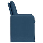 Sillas de comedor 2 pcs Azul 57 x 67 x 98 cm tela