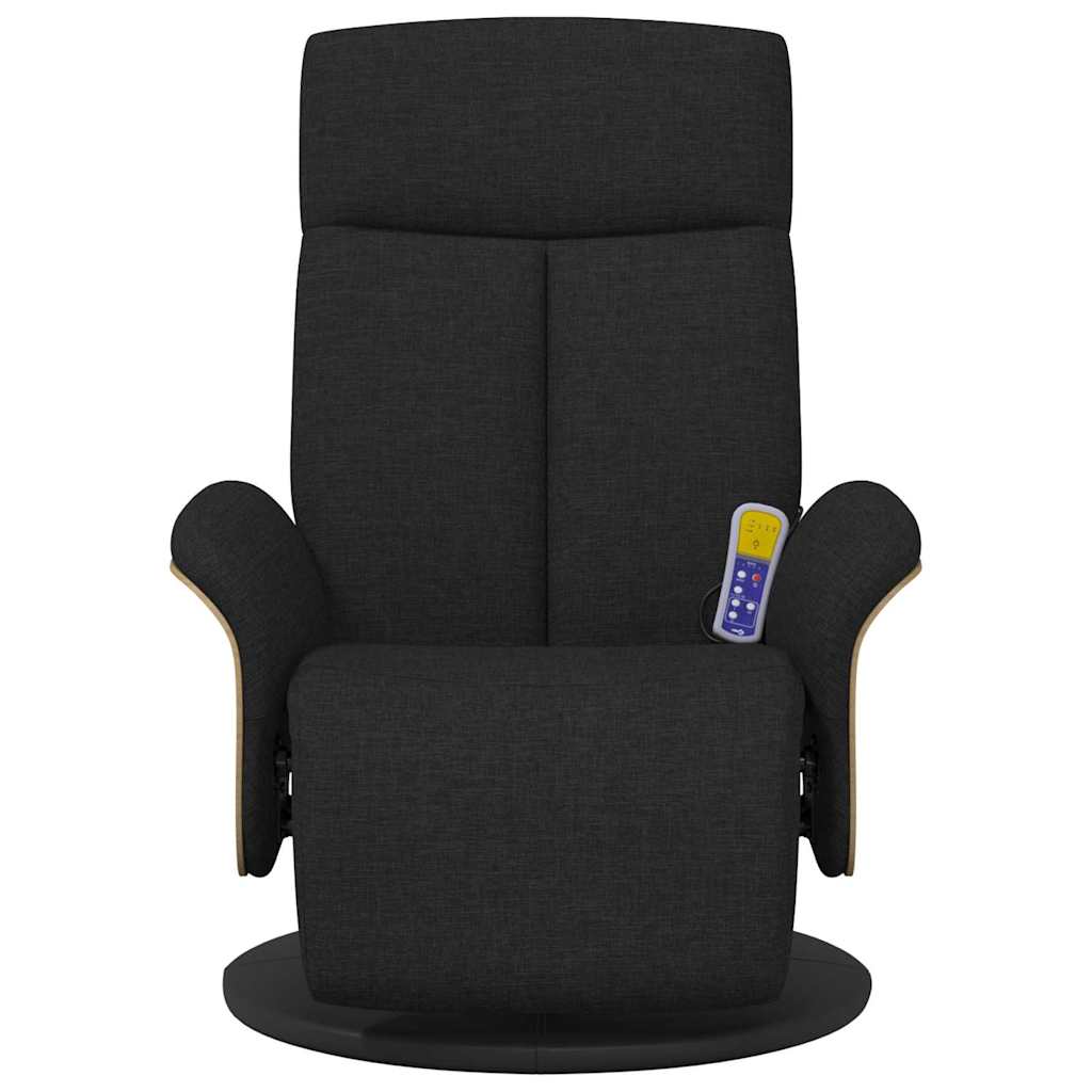 Silla de masajes reclinable Negro 79 x 87 x 104,5 cm tela