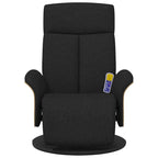 Silla de masajes reclinable Negro 79 x 87 x 104,5 cm tela
