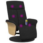 Silla de masajes reclinable Negro 79 x 87 x 104,5 cm tela