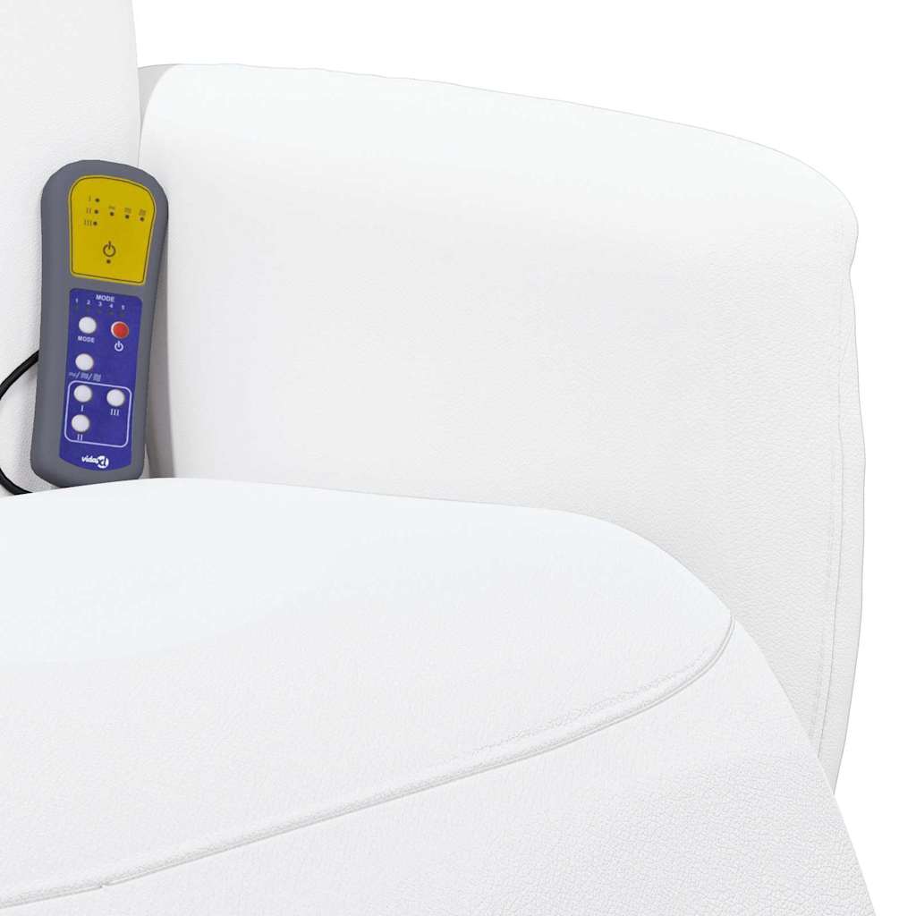 Silla de masajes reclinable 71 x 90 x 105 cm Cuero sintético