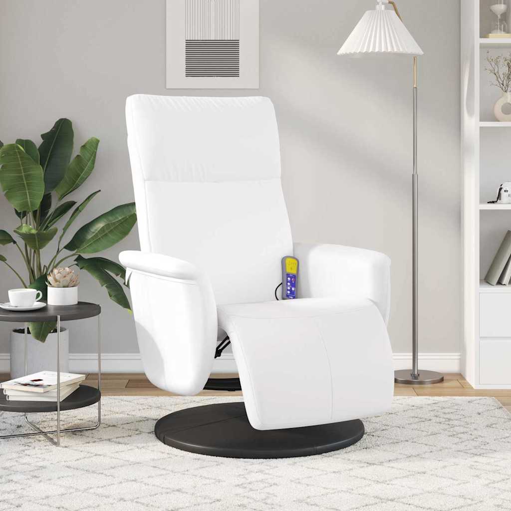 Silla de masajes reclinable 71 x 90 x 105 cm Cuero sintético