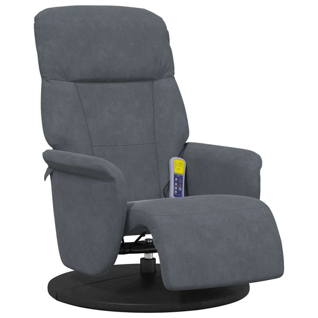 Silla de masajes reclinable Gris oscuro 91 x 71 x 105 cm