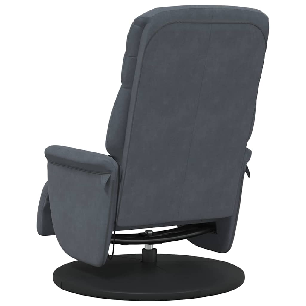 Silla de masajes reclinable Gris oscuro 91 x 71 x 105 cm