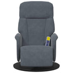 Silla de masajes reclinable Gris oscuro 91 x 71 x 105 cm