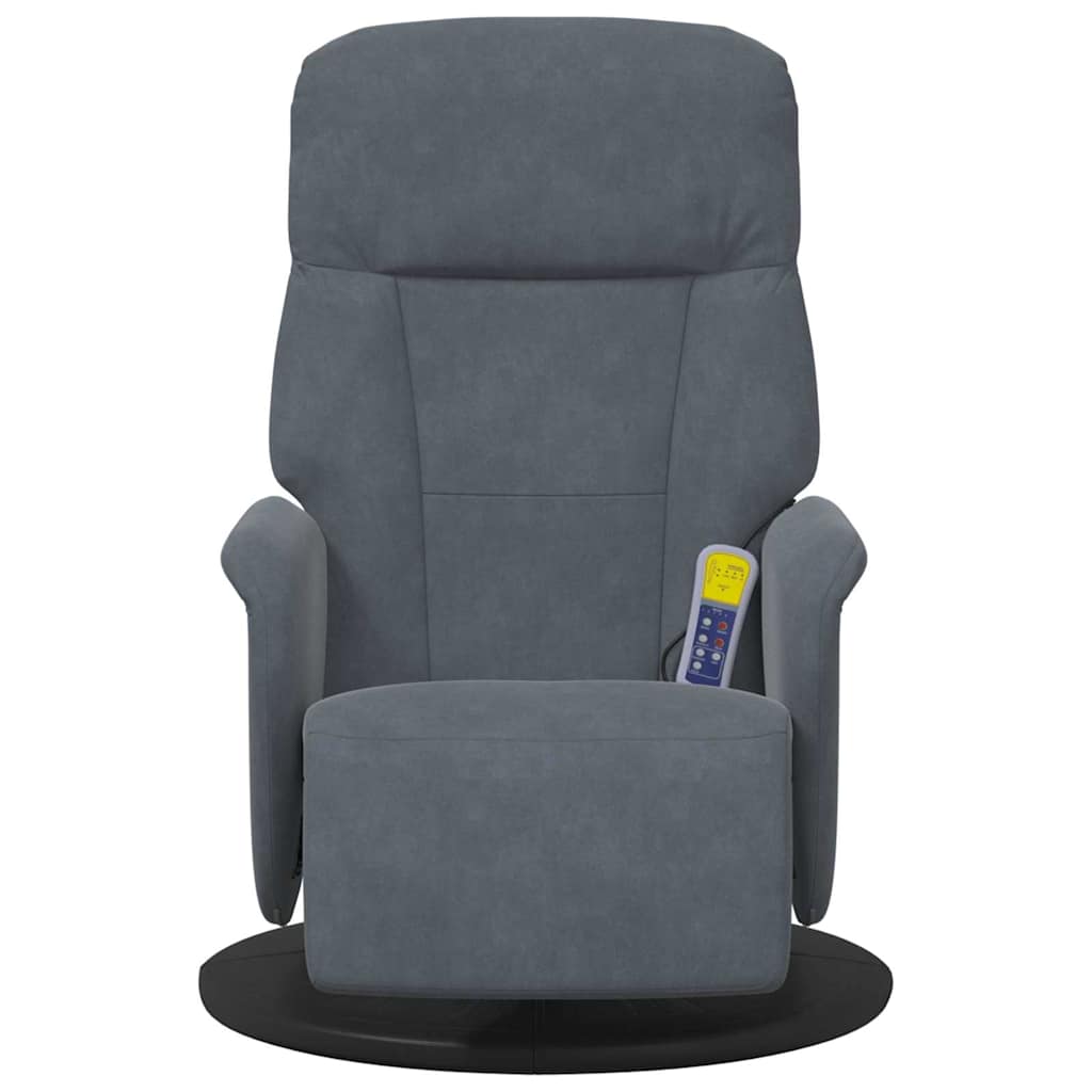 Silla de masajes reclinable Gris oscuro 91 x 71 x 105 cm