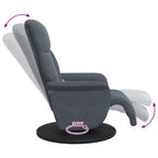 Silla de masajes reclinable Gris oscuro 91 x 71 x 105 cm