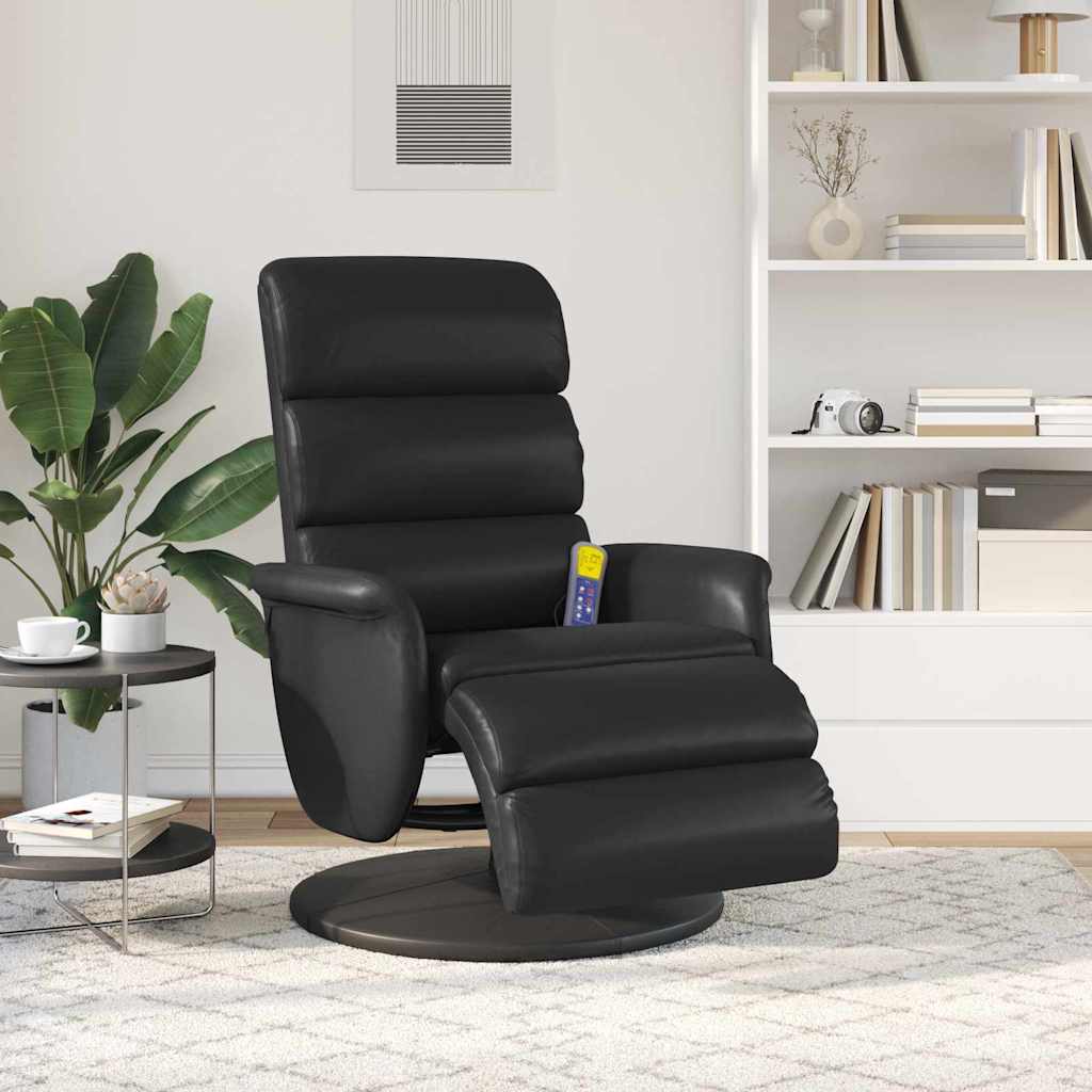 Silla de masajes reclinable Negro 71 x 98 x 106 cm