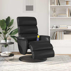 Silla de masajes reclinable Negro 71 x 98 x 106 cm