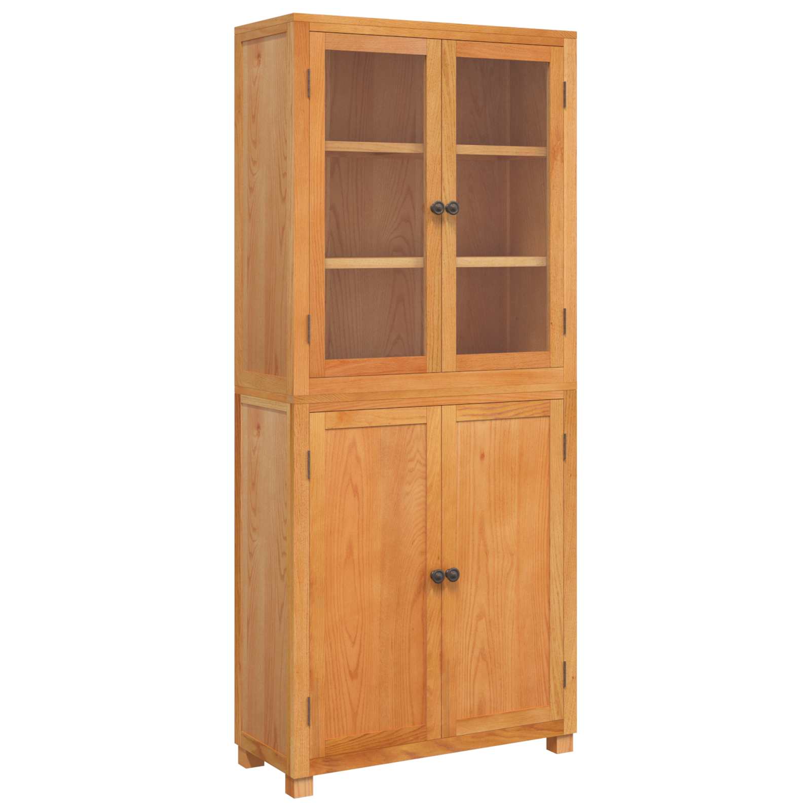 Conjunto de Muebles de Almacenaje con estante 2 pcs Natural