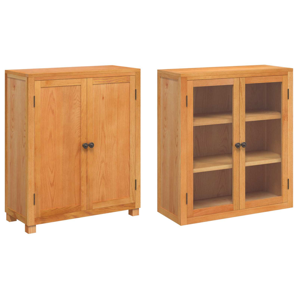 Conjunto de Muebles de Almacenaje con estante 2 pcs Natural