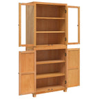 Conjunto de Muebles de Almacenaje con estante 2 pcs Natural