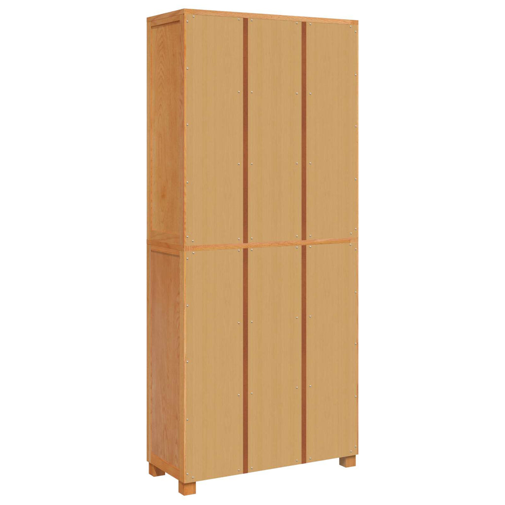 Conjunto de Muebles de Almacenaje con estante 2 pcs Natural