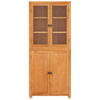 Conjunto de Muebles de Almacenaje con estante 2 pcs Natural