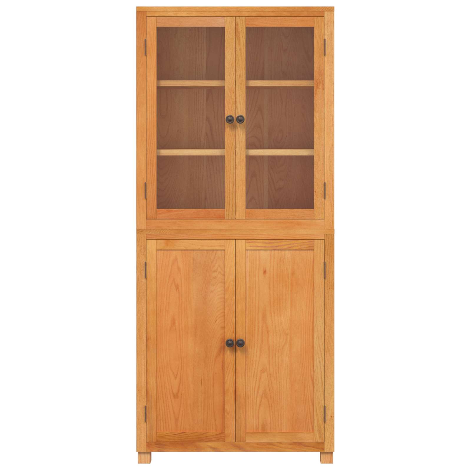Conjunto de Muebles de Almacenaje con estante 2 pcs Natural