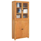 Conjunto de Muebles de Almacenaje con estante 2 pcs Natural