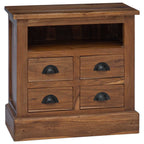 Armario de almacenamiento con cajón Natural 60 x 30 x 60 cm