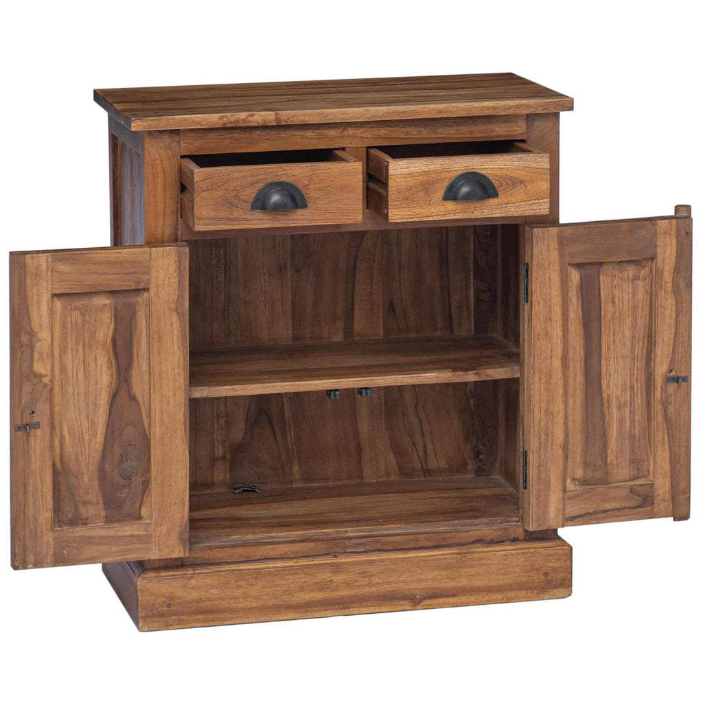 Armario de almacenamiento con cajón Natural 65 x 30 x 75 cm