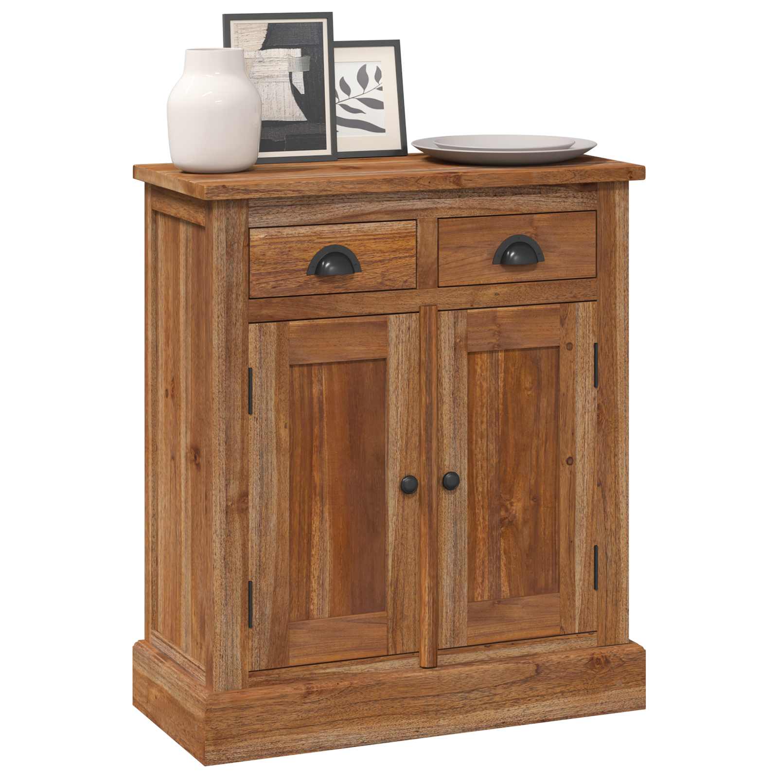 Armario de almacenamiento con cajón Natural 65 x 30 x 75 cm
