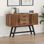 Soporte de TV Natural 110 x 30 x 75 cm Madera de teca maciza