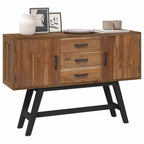 Soporte de TV Natural 110 x 30 x 75 cm Madera de teca maciza