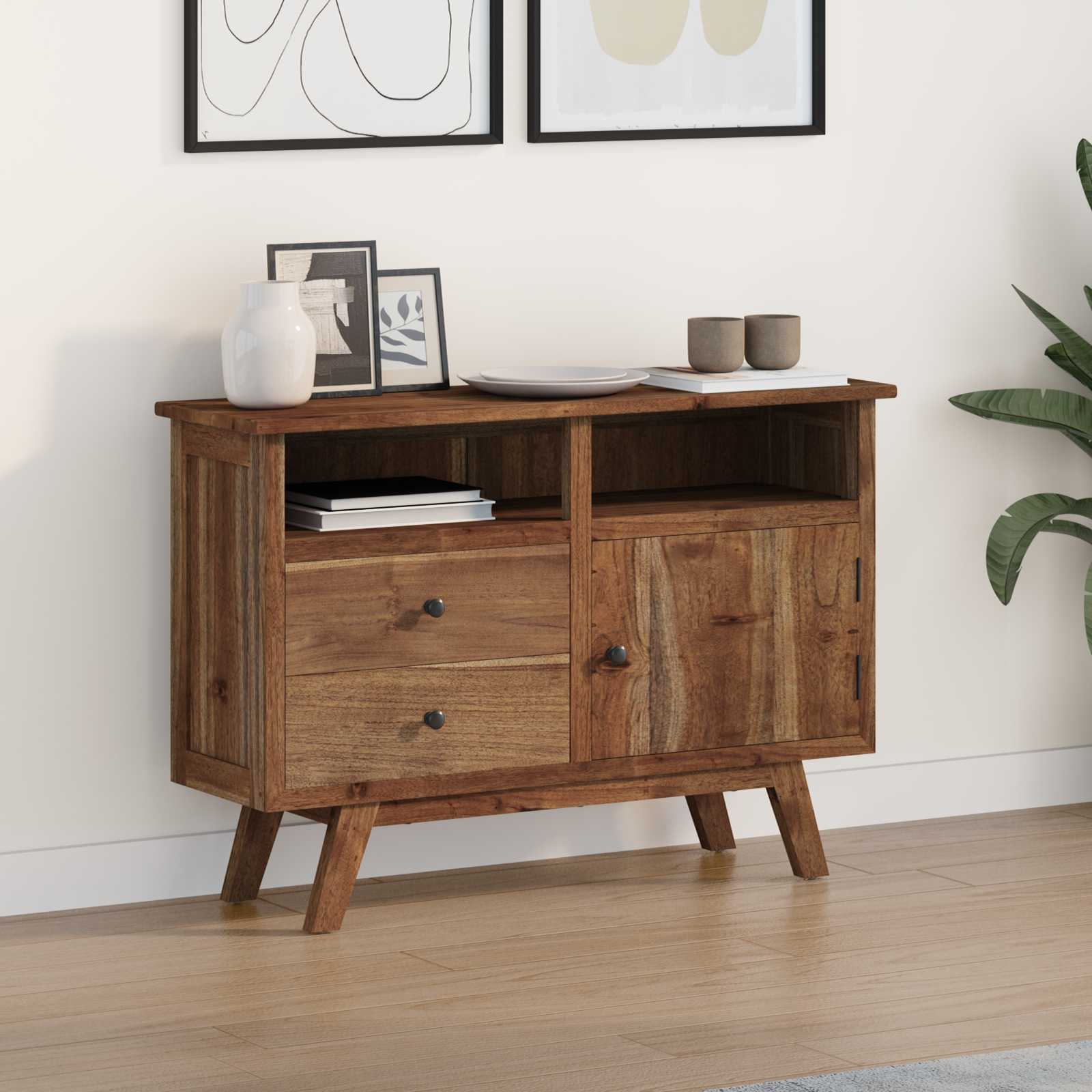 Drammen Sideboard 114 x 43 x 75.5 cm Solid Pine Wood