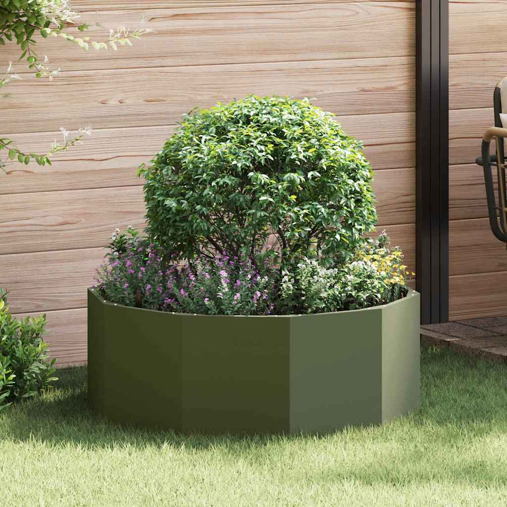 Jardinera 120 x 120 x 35 cm Acero