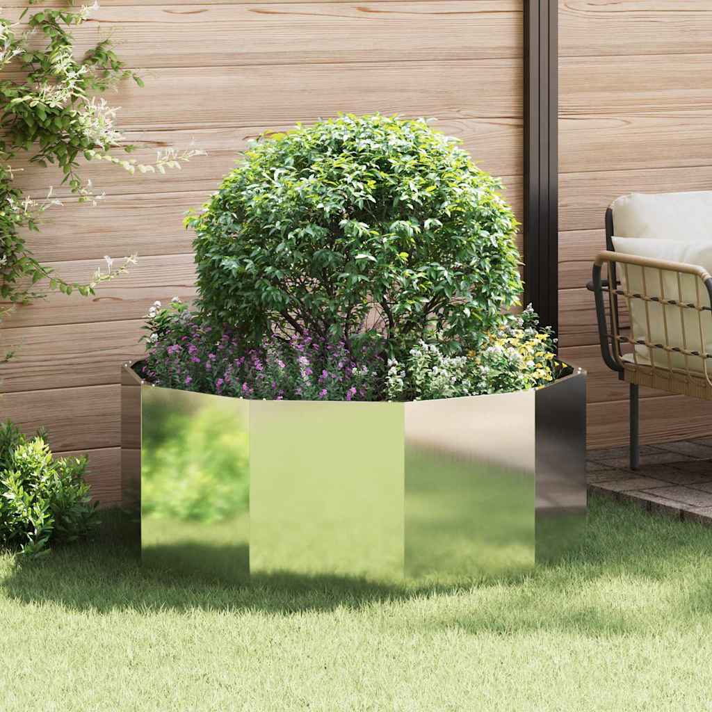 Jardinera 120 x 120 x 35 cm Acero
