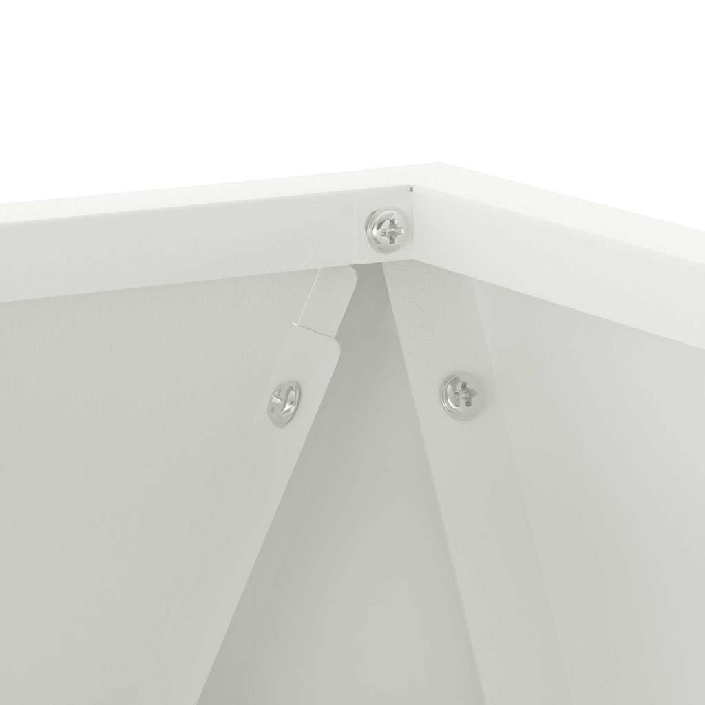 Jardinera 2 pcs 30 x 30 x 30 cm Acero