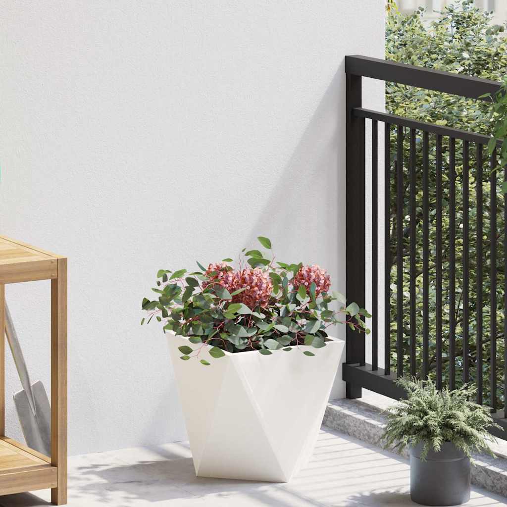 Jardinera 2 pcs 30 x 30 x 30 cm Acero