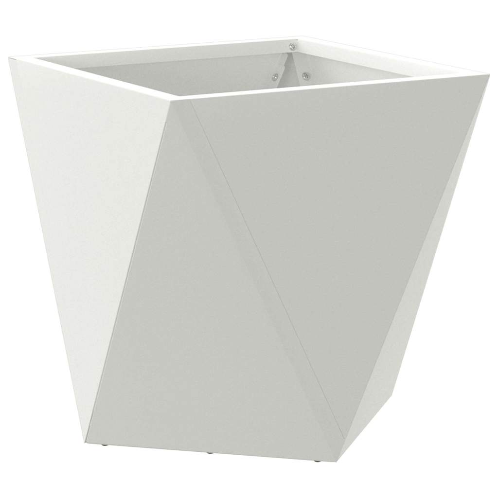 Jardinera 2 pcs 30 x 30 x 30 cm Acero