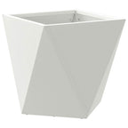 Jardinera 2 pcs 30 x 30 x 30 cm Acero