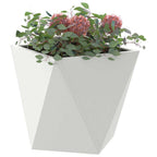 Jardinera 2 pcs 30 x 30 x 30 cm Acero