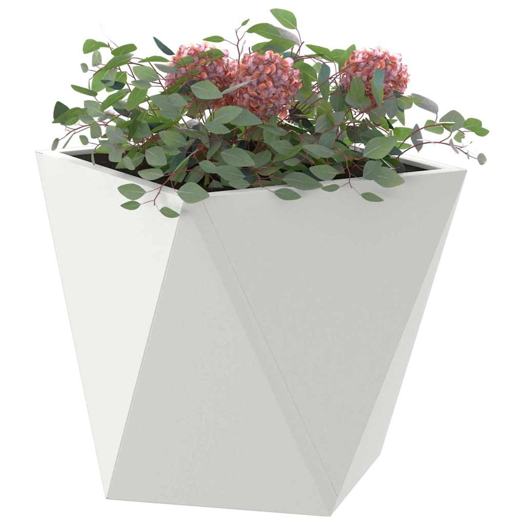 Jardinera 2 pcs 30 x 30 x 30 cm Acero