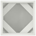 Jardinera 2 pcs 30 x 30 x 30 cm Acero
