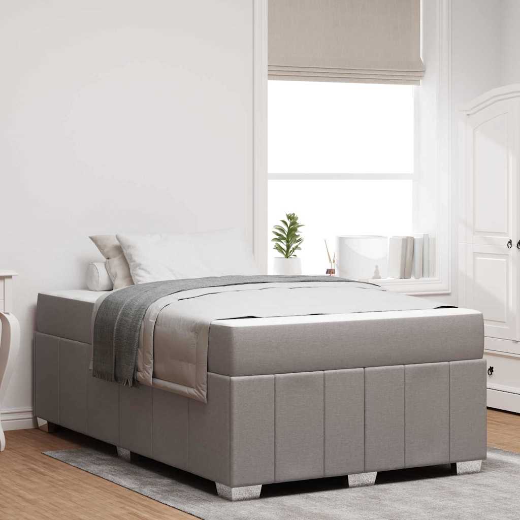 Bed frame with mattress Blue 100 x 200 cm fabric