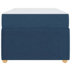 Estructura de cama con colchón Azul 100 x 200 cm tela