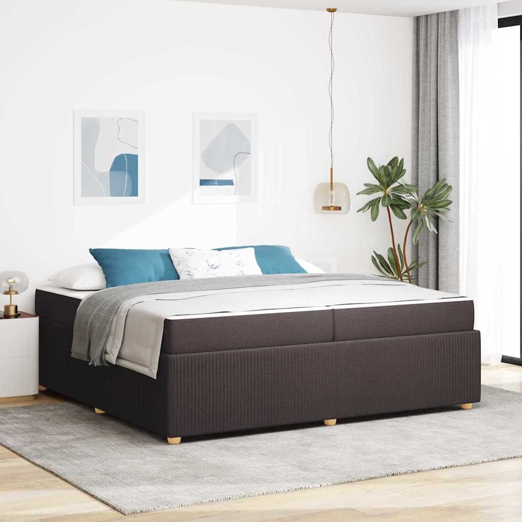 Bed frame with mattress Blue 100 x 200 cm fabric