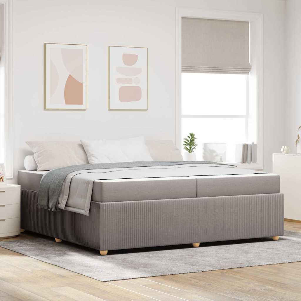 Bed frame with mattress Blue 100 x 200 cm fabric