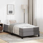 Estrutura de cama com colchão Cappuccino 100 x 200 cm tecido