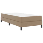 Estructura de cama con colchón Capuchino 100 x 200 cm tela