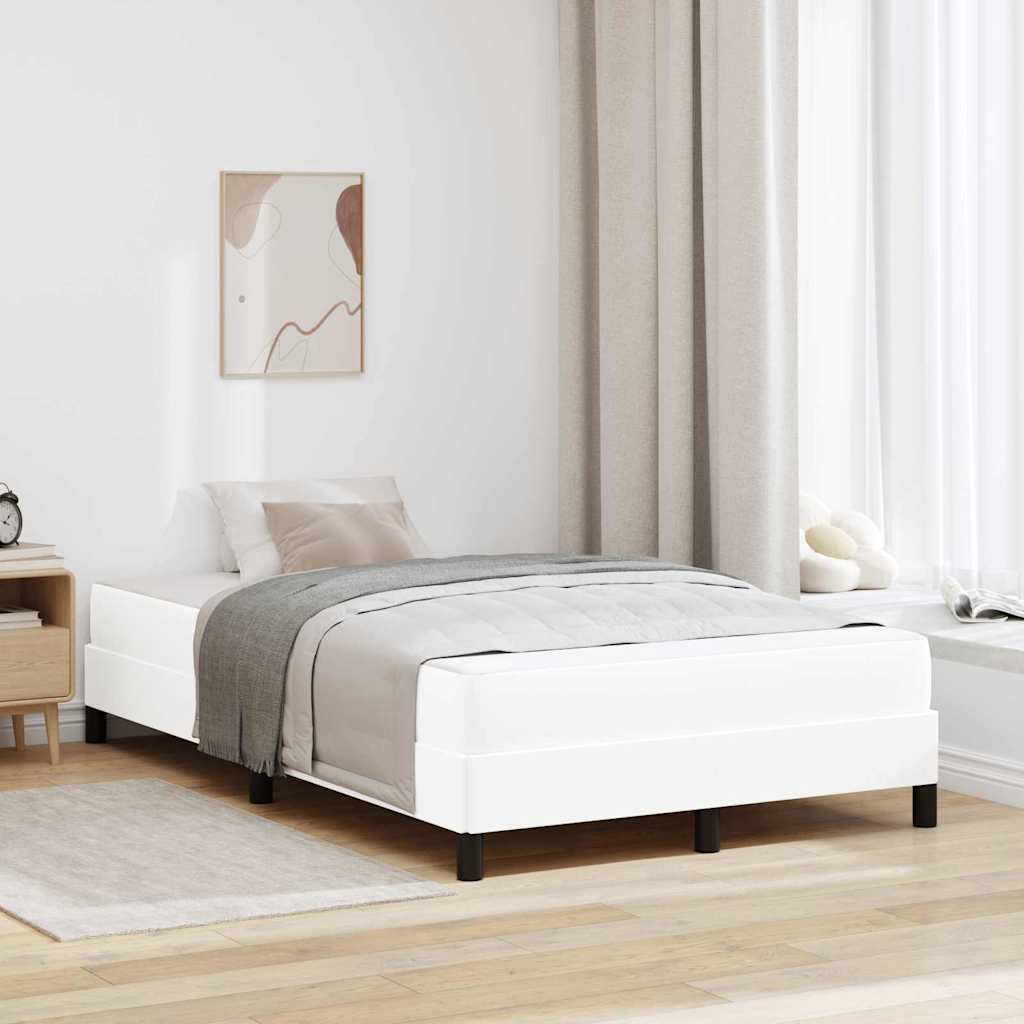Estrutura de cama com colchão Cappuccino 100 x 200 cm tecido