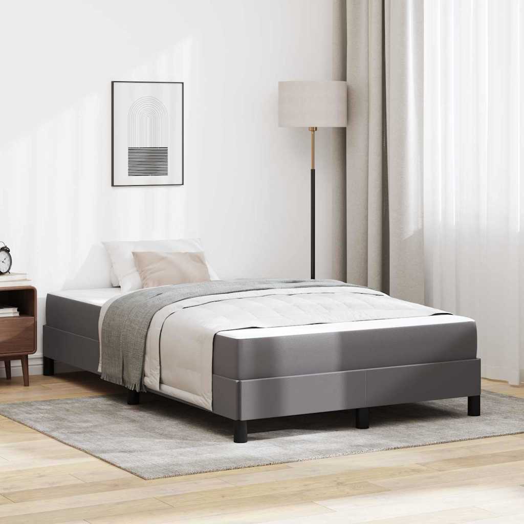 Estrutura de cama com colchão Cappuccino 100 x 200 cm tecido